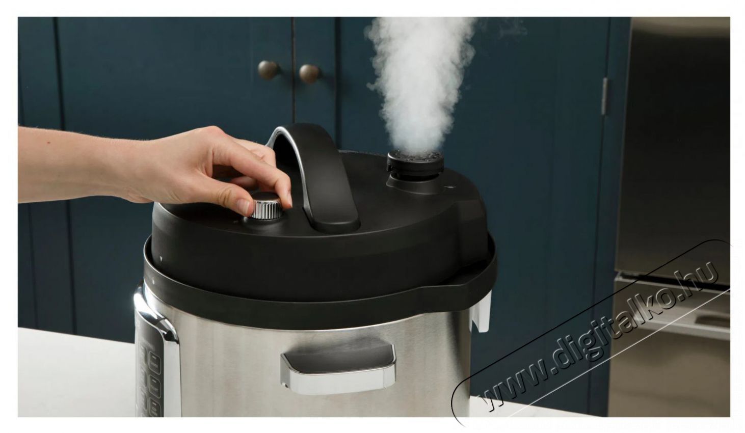 CrockPot Turbo Express 5,6 l Konyhai term&eacute;kek - Konyhai kisg&eacute;p (s&uuml;t&eacute;s / főz&eacute;s / hűt&eacute;s / &eacute;telk&eacute;sz&iacute;t&eacute;s) - L&eacute;gkever&eacute;ses főzőg&eacute;p / elektromos kukta / multifunkci&oacute;s s&uuml;tő - 523411