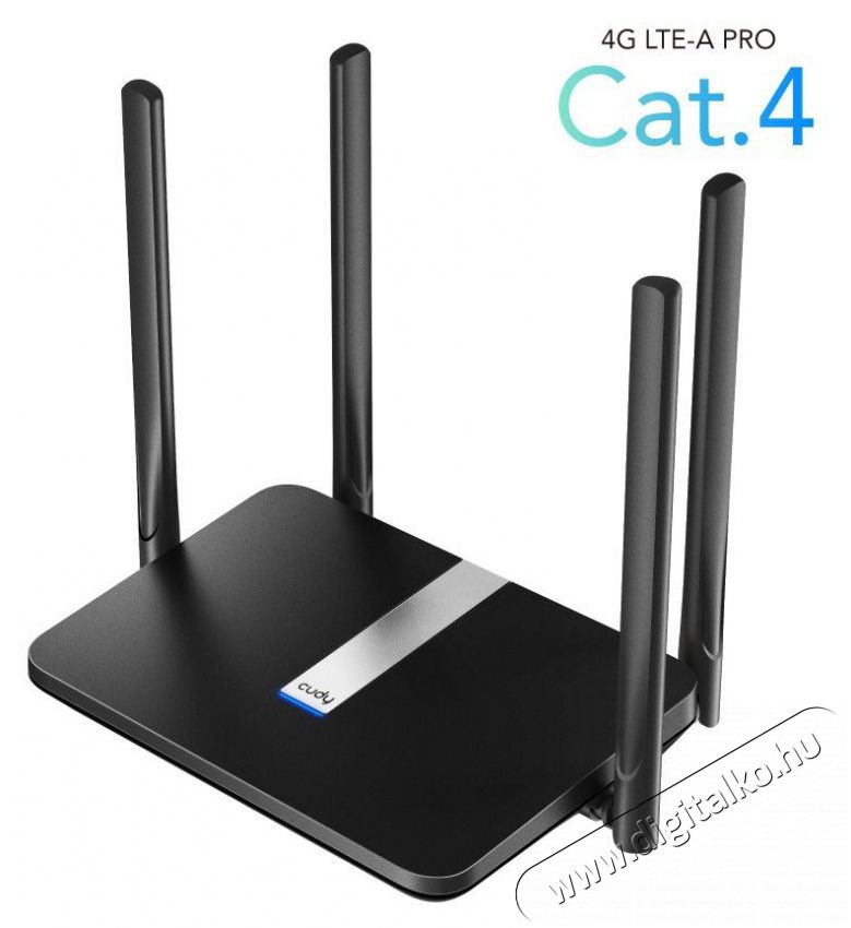 CUDY 3G/4G Modem + Wireless Router Dual Band, AC1200 1xWAN(100Mbps) + 3xLAN(100Mbps), 1xMicroSIM, LT500 Iroda &eacute;s sz&aacute;m&iacute;t&aacute;stechnika - H&aacute;l&oacute;zat - Router - 490435