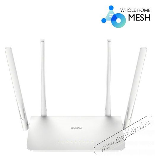 CUDY WR1300 k&eacute;ts&aacute;vos AC1200 gigabit WIFI MESH feh&eacute;r router Iroda &eacute;s sz&aacute;m&iacute;t&aacute;stechnika - H&aacute;l&oacute;zat - Router - 497019