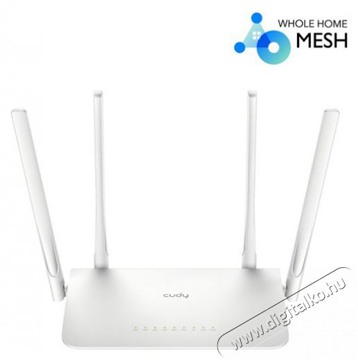 CUDY WR1300 k&eacute;ts&aacute;vos AC1200 gigabit WIFI MESH feh&eacute;r router Iroda &eacute;s sz&aacute;m&iacute;t&aacute;stechnika - H&aacute;l&oacute;zat - Router - 497019