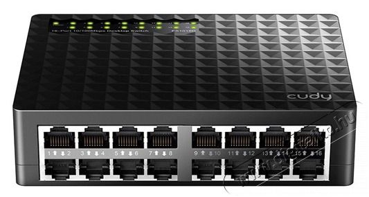 CUDY FS1016D 10/100 Mbps fekete 16 portos asztali switch Iroda &eacute;s sz&aacute;m&iacute;t&aacute;stechnika - H&aacute;l&oacute;zat - Switch - 500335