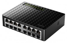 CUDY FS1016D 10/100 Mbps fekete 16 portos asztali switch Iroda &eacute;s sz&aacute;m&iacute;t&aacute;stechnika - H&aacute;l&oacute;zat - Switch - 500335