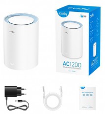 CUDY M1200(1-Pack) k&eacute;ts&aacute;vos AC1200 WIFI MESH feh&eacute;r router (1db) Iroda &eacute;s sz&aacute;m&iacute;t&aacute;stechnika - H&aacute;l&oacute;zat - Router - 500337