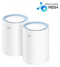 CUDY M1200(2-Pack) k&eacute;ts&aacute;vos AC1200 WIFI MESH feh&eacute;r router (2db-os szett) Iroda &eacute;s sz&aacute;m&iacute;t&aacute;stechnika - H&aacute;l&oacute;zat - Router - 500338