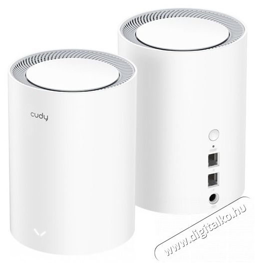 CUDY M1800(2-Pack) AX1800 WIFI 6 MESH feh&eacute;r router (2db-os szett) Iroda &eacute;s sz&aacute;m&iacute;t&aacute;stechnika - H&aacute;l&oacute;zat - Router - 500340