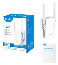 CUDY RE1200 k&eacute;ts&aacute;vos AC1200 WIFI MESH feh&eacute;r extender/access point Iroda &eacute;s sz&aacute;m&iacute;t&aacute;stechnika - H&aacute;l&oacute;zat - Lefedetts&eacute;gn&ouml;velő / jeltov&aacute;bb&iacute;t&oacute; - 500341