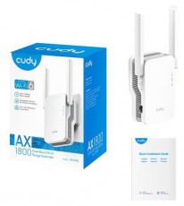 CUDY RE1800 k&eacute;ts&aacute;vos AX1800 WIFI 6 MESH feh&eacute;r extender/access point Iroda &eacute;s sz&aacute;m&iacute;t&aacute;stechnika - H&aacute;l&oacute;zat - Lefedetts&eacute;gn&ouml;velő / jeltov&aacute;bb&iacute;t&oacute; - 500342
