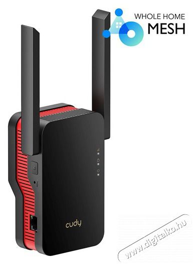 CUDY RE3000 k&eacute;ts&aacute;vos AX3000 WIFI 6 MESH fekete extender/access point Iroda &eacute;s sz&aacute;m&iacute;t&aacute;stechnika - H&aacute;l&oacute;zat - Lefedetts&eacute;gn&ouml;velő / jeltov&aacute;bb&iacute;t&oacute; - 500330