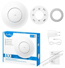 CUDY AP3000 belt&eacute;ri AX3000 WiFi 6, Mesh, 2,5G LAN port, PoE, feh&eacute;r Access Point Iroda &eacute;s sz&aacute;m&iacute;t&aacute;stechnika - H&aacute;l&oacute;zat - Modem - 514652