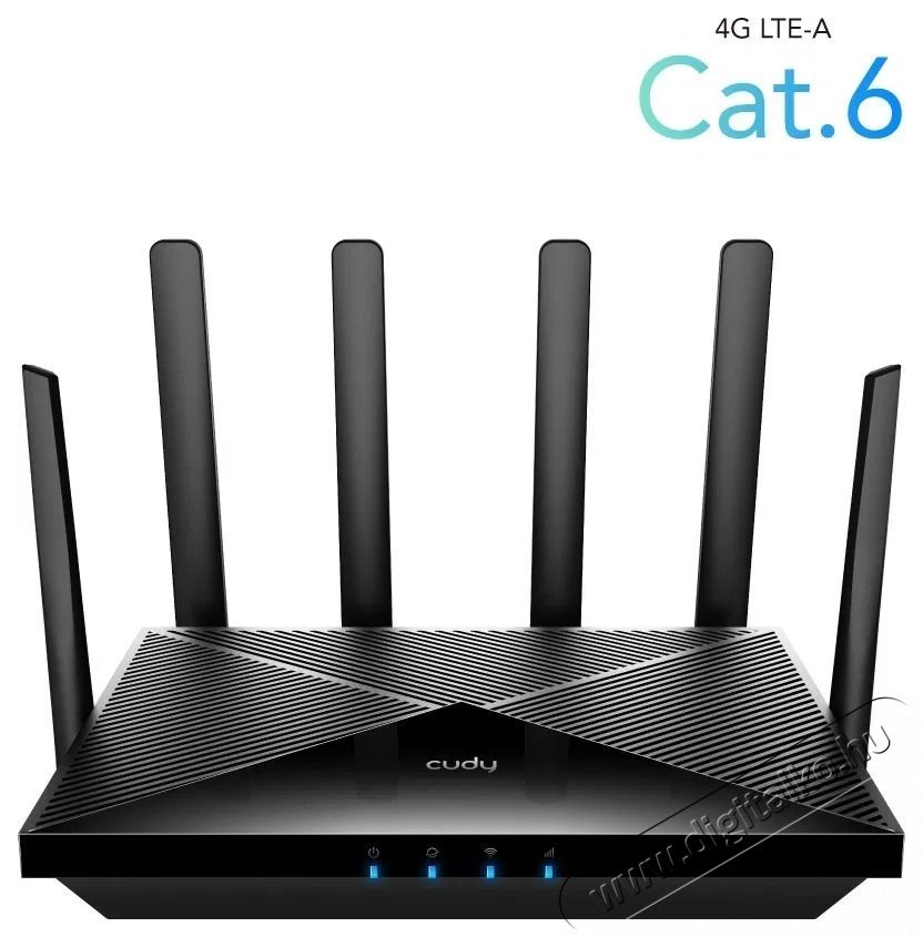 CUDY LT700 k&eacute;ts&aacute;vos AC1200 WIFI Dual nanoSIM 4G LTE CAT6 fekete router Iroda &eacute;s sz&aacute;m&iacute;t&aacute;stechnika - H&aacute;l&oacute;zat - Router - 497025