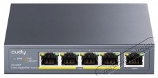 CUDY 5-Port Gigabit PoE+ Switch 60W Iroda &eacute;s sz&aacute;m&iacute;t&aacute;stechnika - H&aacute;l&oacute;zat - Switch - 532517