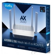 CUDY AX3000 2.5G Wi-Fi 6 Mesh router Iroda &eacute;s sz&aacute;m&iacute;t&aacute;stechnika - H&aacute;l&oacute;zat - Router - 532528