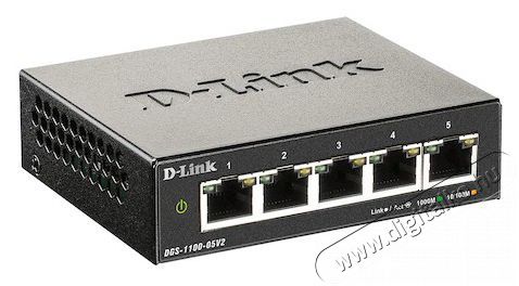 D-Link DGS-1100-05v2 5port GbE LAN Smart switch Iroda &eacute;s sz&aacute;m&iacute;t&aacute;stechnika - H&aacute;l&oacute;zat - Switch - 379560
