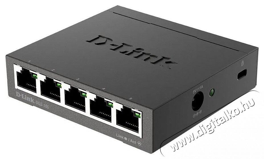 D-Link DGS-105/E Switch otthoni haszn&aacute;latra Iroda &eacute;s sz&aacute;m&iacute;t&aacute;stechnika - H&aacute;l&oacute;zat - Switch - 532533