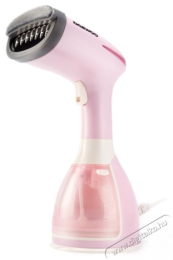 Daewoo DGS1500PK F&uuml;ggőleges gőz&ouml;lős vasal&oacute;, 1500 W, 280 ml, gőz 60 g/perc, Feh&eacute;r/R&oacute;zsasz&iacute;n H&aacute;ztart&aacute;s / Otthon / K&uuml;lt&eacute;r - Vasal&oacute; - Gőz&aacute;llom&aacute;s - 533200
