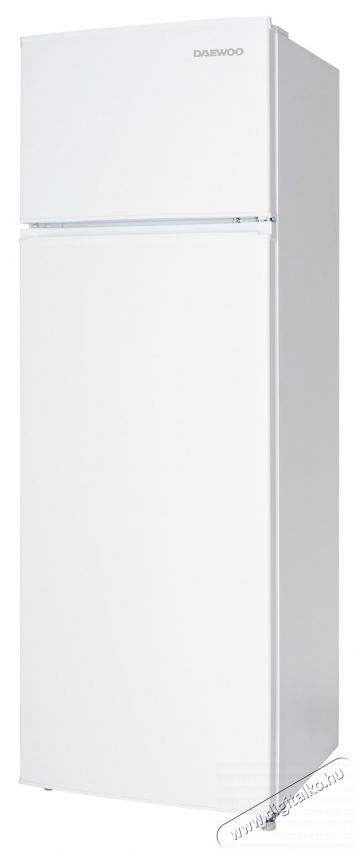 Daewoo DTS-240MEW Static Hűtőszekr&eacute;ny, felső fagyaszt&oacute;, nett&oacute; t&eacute;rfogat 235 L, mechanikus vez&eacute;rl&eacute;s, ford&iacute;that&oacute; ajt&oacute;k, palackos polc, E energiaoszt&aacute;ly, feh&eacute;r Konyhai term&eacute;kek - Hűtő, fagyaszt&oacute; (szabadon&aacute;ll&oacute;) - Fel&uuml;lfagyaszt&oacute;s kombin&aacute;lt hűtő - 533188