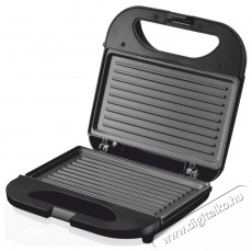 Daewoo szendvicss&uuml;tő, 800 W, tapad&aacute;smentes lapok, termoszt&aacute;ttal szab&aacute;lyozott fűt&eacute;s, CoolTouch foganty&uacute;, r&ouml;gz&iacute;tő fed&eacute;l, fűt&eacute;sjelző l&aacute;mpa, feh&eacute;r Konyhai term&eacute;kek - Konyhai kisg&eacute;p (s&uuml;t&eacute;s / főz&eacute;s / hűt&eacute;s / &eacute;telk&eacute;sz&iacute;t&eacute;s) - Melegszendvics / gofri s&uuml;tő - 533199