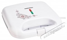 Daewoo szendvicss&uuml;tő, hagyom&aacute;nyos kivitel, tapad&aacute;smentes lapok, termoszt&aacute;t, CoolTouch, Feh&eacute;r Konyhai term&eacute;kek - Konyhai kisg&eacute;p (s&uuml;t&eacute;s / főz&eacute;s / hűt&eacute;s / &eacute;telk&eacute;sz&iacute;t&eacute;s) - Melegszendvics / gofri s&uuml;tő - 533198