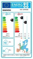 Daewoo DAC-18PROBK 18000 BTU WI-FI PRO BK kl&iacute;ma, A++/A+, szerel&eacute;si k&eacute;szlet (3 m), Gentle Cool Wind, ez&uuml;stionos szűrők, iFeel funkci&oacute;, fekete H&aacute;ztart&aacute;s / Otthon / K&uuml;lt&eacute;r - Ventil&aacute;tor / L&eacute;gkondicion&aacute;l&oacute; - Split kl&iacute;ma - 536345