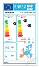 Daewoo DAC-09CHSDB-NK 9000 BTU kl&iacute;ma, WI-FI, A++ energiaoszt&aacute;ly, Ez&uuml;st ion szűrők, Eco Mode, iFeel, Fekete H&aacute;ztart&aacute;s / Otthon / K&uuml;lt&eacute;r - Ventil&aacute;tor / L&eacute;gkondicion&aacute;l&oacute; - Split kl&iacute;ma - 536351