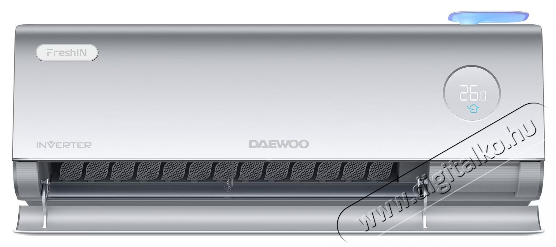 Daewoo 12000 BTU WI-FI Fresh kl&iacute;ma, Szerel&eacute;si k&eacute;szlet (3m), Ez&uuml;st H&aacute;ztart&aacute;s / Otthon / K&uuml;lt&eacute;r - Ventil&aacute;tor / L&eacute;gkondicion&aacute;l&oacute; - Split kl&iacute;ma - 536346