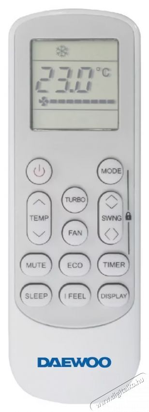 Daewoo 12000 BTU WI-FI PRO Kl&iacute;ma, A++/A+ energiaoszt&aacute;ly, Telep&iacute;tők&eacute;szlet mell&eacute;kelve (3m), Ez&uuml;stion szűrők, iFeel funkci&oacute;, Feh&eacute;r H&aacute;ztart&aacute;s / Otthon / K&uuml;lt&eacute;r - Ventil&aacute;tor / L&eacute;gkondicion&aacute;l&oacute; - Split kl&iacute;ma - 536348