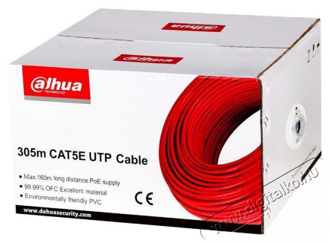 Dahua PFM920I-5EUN-C 305m r&eacute;z PVC &aacute;rny&eacute;kolatlan fali k&aacute;bel Fot&oacute;-Vide&oacute; kieg&eacute;sz&iacute;tők - K&aacute;bel - Egy&eacute;b k&aacute;bel - 369034
