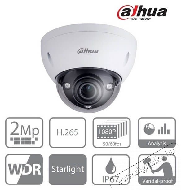 Dahua IPC-HDBW8232E-ZEH IP k&uuml;lt&eacute;ri Dome kamera F&eacute;nyk&eacute;pezőg&eacute;p / kamera - Megfigyelő / IP kamera - 368958