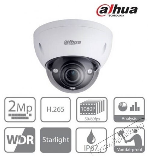Dahua IPC-HDBW8232E-ZEH IP k&uuml;lt&eacute;ri Dome kamera F&eacute;nyk&eacute;pezőg&eacute;p / kamera - Megfigyelő / IP kamera - 368958