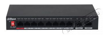 Dahua PFS3010-8ET-96-V2 1x 10/100(Hi-PoE/PoE+/PoE)+7x 10/100(PoE+/PoE)+2x gigabit uplink, 96W PoE switch Iroda &eacute;s sz&aacute;m&iacute;t&aacute;stechnika - H&aacute;l&oacute;zat - Switch - 387166