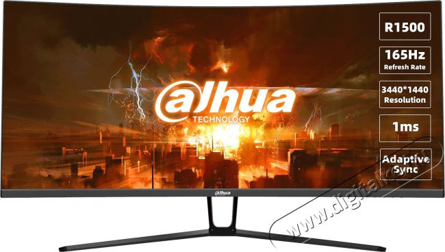 Dahua LM34-E330C Monitor Iroda &eacute;s sz&aacute;m&iacute;t&aacute;stechnika - Monitor - Monitor - 500987
