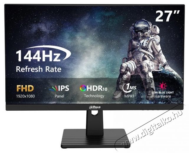 Dahua LM27-B221B gaming monitor, 27 , 144 Hz, FHD (1920x1080), IPS, 1ms MPRT Iroda &eacute;s sz&aacute;m&iacute;t&aacute;stechnika - Monitor - Monitor - 533233