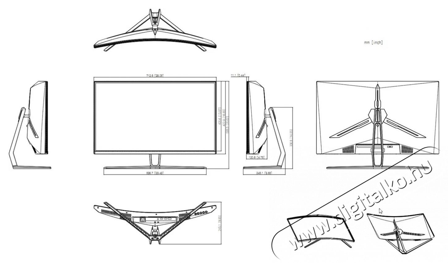 Dahua LM32-E230C &iacute;velt gaming monitor Iroda &eacute;s sz&aacute;m&iacute;t&aacute;stechnika - Monitor - Monitor - 533228