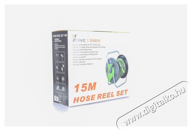 DAYE DY6215 15m T&ouml;mlődob szett H&aacute;ztart&aacute;s / Otthon / K&uuml;lt&eacute;r - K&uuml;lt&eacute;r / kerti term&eacute;k / grill - &Ouml;nt&ouml;ző / locsol&oacute; - 389889