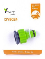 DAYE DY8024 1/2"&3/4" csapcsatlakoz&oacute; H&aacute;ztart&aacute;s / Otthon / K&uuml;lt&eacute;r - K&uuml;lt&eacute;r / kerti term&eacute;k / grill - &Ouml;nt&ouml;ző / locsol&oacute; - 389920