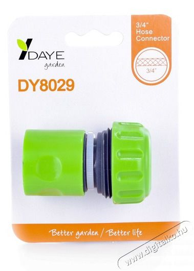 DAYE DY8029 3/4" t&ouml;mlőcsatlakoz&oacute; H&aacute;ztart&aacute;s / Otthon / K&uuml;lt&eacute;r - K&uuml;lt&eacute;r / kerti term&eacute;k / grill - &Ouml;nt&ouml;ző / locsol&oacute; - 389912