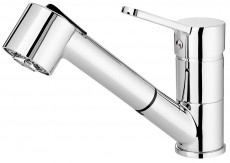 Deante BDN071M narcyz konyhai mosogató csaptelep kihúzható konyhai zuhanyfejjel, króm Konyhai termékek - Mosogató - Mosogató csaptelep - 343411