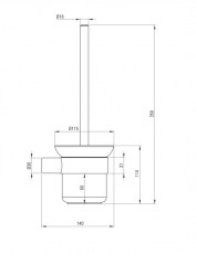 Deante ADR 0711 F&uuml;ggő WC kefe+tart&oacute; H&aacute;ztart&aacute;s / Otthon / K&uuml;lt&eacute;r - F&uuml;rdőszoba / wc - Wc kefe / pumpa - 372327