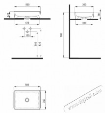 Deante CDH-6U5S &Uuml;ltethető mosd&oacute; H&aacute;ztart&aacute;s / Otthon / K&uuml;lt&eacute;r - F&uuml;rdőszoba / wc - Kieg&eacute;sz&iacute;tő - 374030