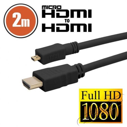 Delight 2m - micro HDMI k&aacute;bel Tv kieg&eacute;sz&iacute;tők - K&aacute;bel / csatlakoz&oacute; - Hdmi k&aacute;bel - 369088