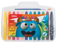 DELI Color Kids 12db-os vegyes sz&iacute;nű zs&iacute;rkr&eacute;ta k&eacute;szlet H&aacute;ztart&aacute;s / Otthon / K&uuml;lt&eacute;r - J&aacute;t&eacute;k / Sport - Kreat&iacute;v / k&eacute;szs&eacute;gfejlesztő j&aacute;t&eacute;k - 391404