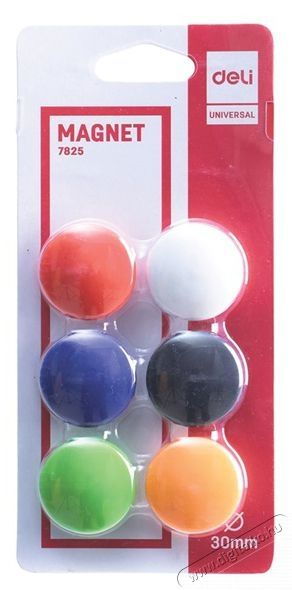 DELI 30mm 6db t&ouml;bbsz&iacute;nű t&aacute;blam&aacute;gnes Iroda &eacute;s sz&aacute;m&iacute;t&aacute;stechnika - Egy&eacute;b sz&aacute;m&iacute;t&aacute;stechnikai term&eacute;k - 392124