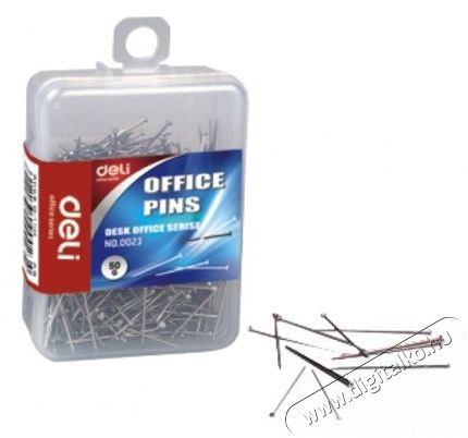 DELI 50g 24mm-es BL gombostű Iroda &eacute;s sz&aacute;m&iacute;t&aacute;stechnika - Egy&eacute;b sz&aacute;m&iacute;t&aacute;stechnikai term&eacute;k - 391366