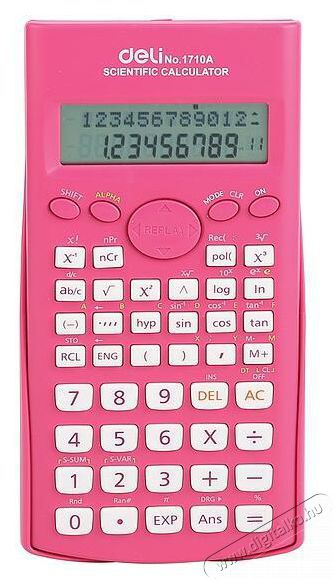 DELI Core DL-1710 240 funkci&oacute;s magenta tudom&aacute;nyos sz&aacute;mol&oacute;g&eacute;p Iroda &eacute;s sz&aacute;m&iacute;t&aacute;stechnika - Sz&aacute;mol&oacute;g&eacute;p - Tudom&aacute;nyos - 404357