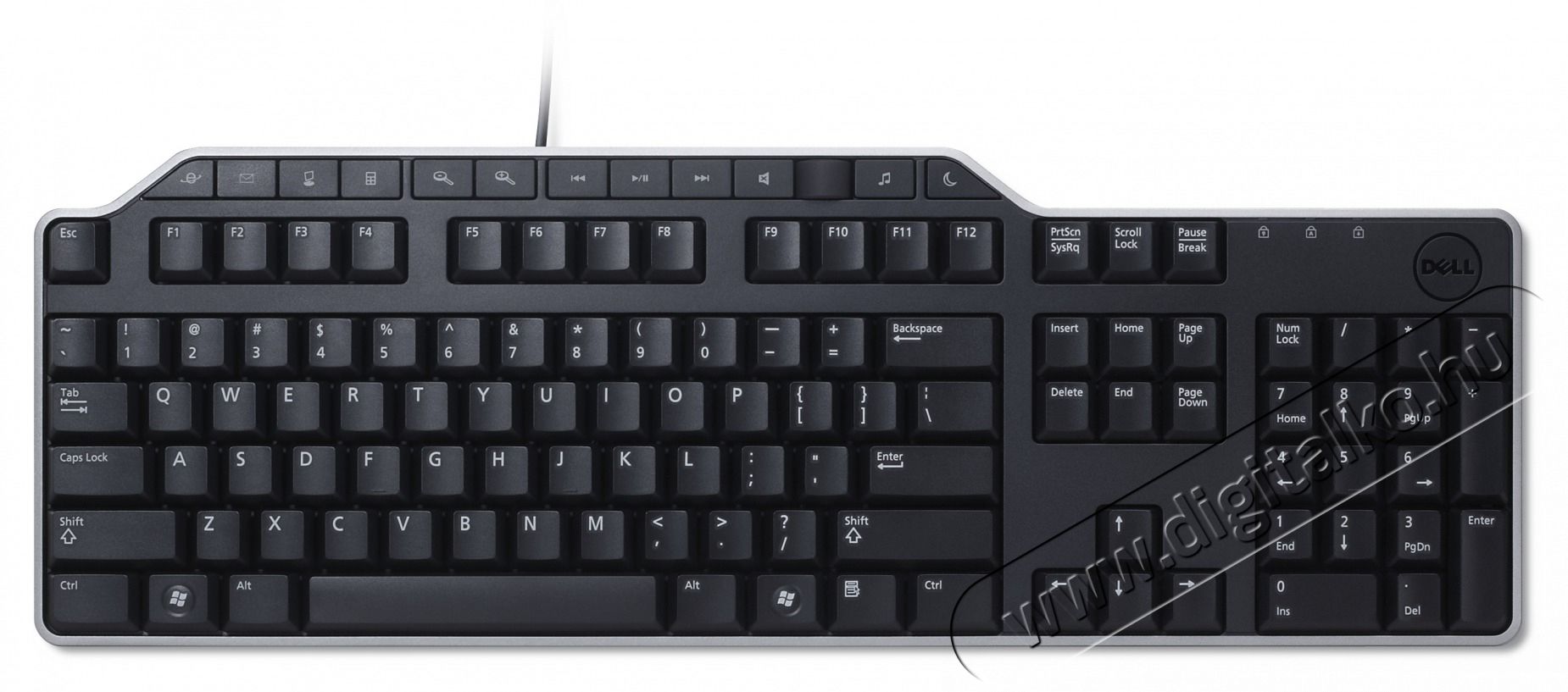 Dell Vezet&eacute;kes Billentyuzet Hungarian (QWERTZ) Dell KB-522 Wired Business Multimedia USB Black HUN (Kit) Mobil / Kommunik&aacute;ci&oacute; / Smart - Tablet / E-book kieg&eacute;sz&iacute;tő, tok - Billentyűzet - 482009