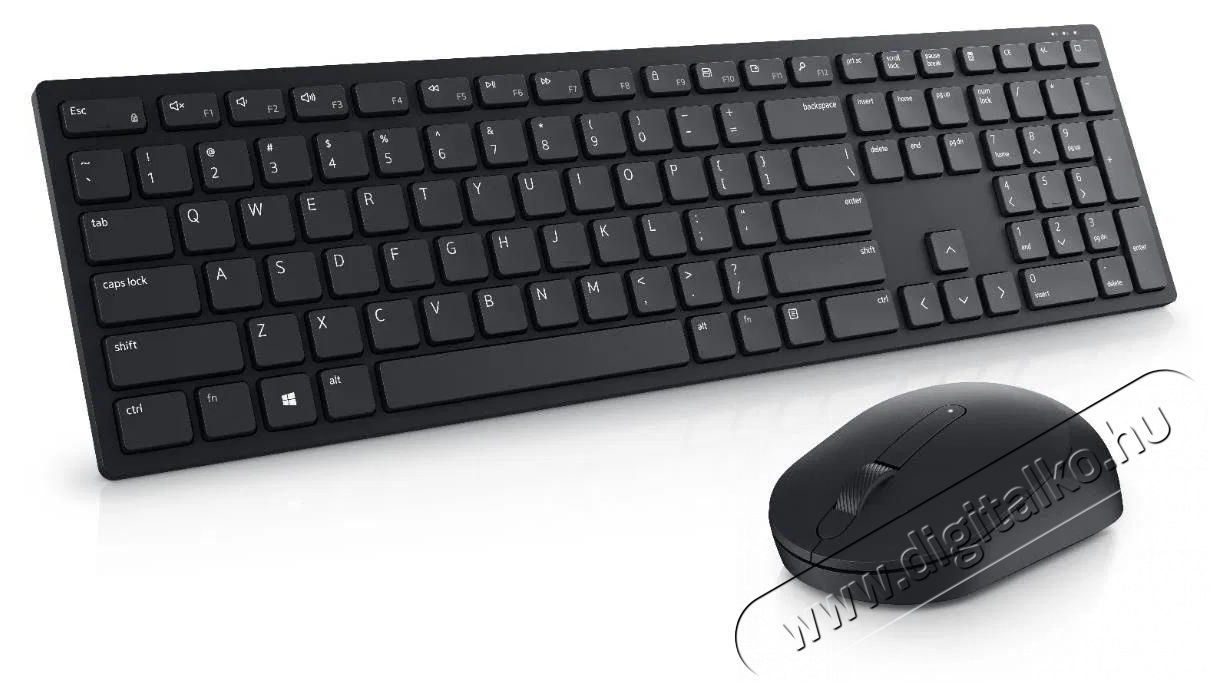 Dell Pro KM5221W fekete - HU Iroda &eacute;s sz&aacute;m&iacute;t&aacute;stechnika - Billentyűzet / billentyűzet szett - Vezet&eacute;k n&eacute;lk&uuml;li - 503341