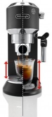 Delonghi Dedica Style EC 685.BK k&aacute;v&eacute;főző Konyhai term&eacute;kek - K&aacute;v&eacute;főző / k&aacute;v&eacute;&ouml;rlő / kieg&eacute;sz&iacute;tő - Pressz&oacute; k&aacute;v&eacute;főző - 322299