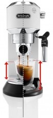 Delonghi Dedica Style EC 685.W k&aacute;v&eacute;főző Konyhai term&eacute;kek - K&aacute;v&eacute;főző / k&aacute;v&eacute;&ouml;rlő / kieg&eacute;sz&iacute;tő - Pressz&oacute; k&aacute;v&eacute;főző - 322298