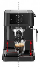 Delonghi EC235.BK K&aacute;v&eacute;főző pressz&oacute; Konyhai term&eacute;kek - K&aacute;v&eacute;főző / k&aacute;v&eacute;&ouml;rlő / kieg&eacute;sz&iacute;tő - Pressz&oacute; k&aacute;v&eacute;főző - 372741