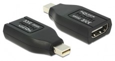 Delock 65552 fekete adapter mini displayport apa > HDMI anya Tv kieg&eacute;sz&iacute;tők - K&aacute;bel / csatlakoz&oacute; - Mini DisplayPort k&aacute;bel - 387537